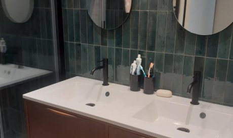 Rénovation de deux salles de bain dans une maison à Sainte Foy Lès Lyon 