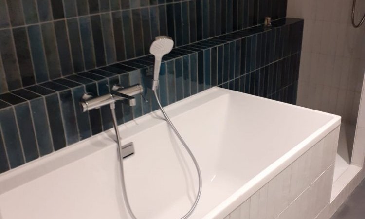 Installation d'un WC et rénovation d'une salle de bain dans un appartement à Lyon 6ème